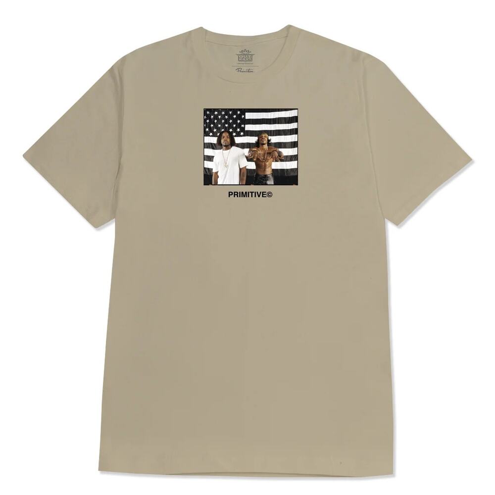 Primitive Skate X Outkast Men's T-Shirt Stripes Short Sleeve Tee